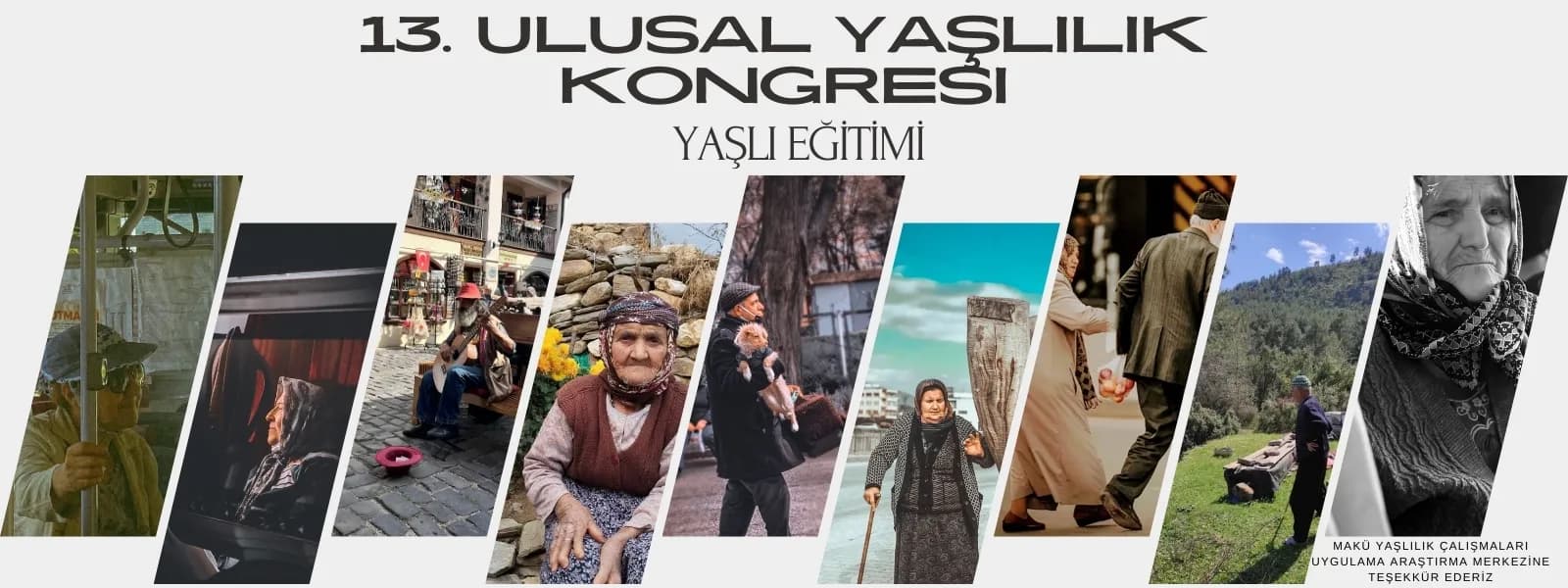 13. Ulusal Yaşlılık Kongresi “Yaşlı Eğitimi” tanıtım görseli, Karabük 2025
